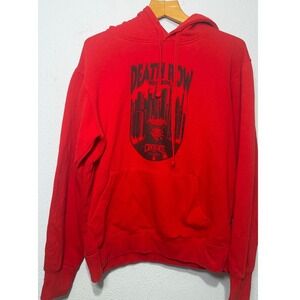 Crooks & Castles Death Row Records Hoodie Red Graphic Sweatshirt XL Streetwear